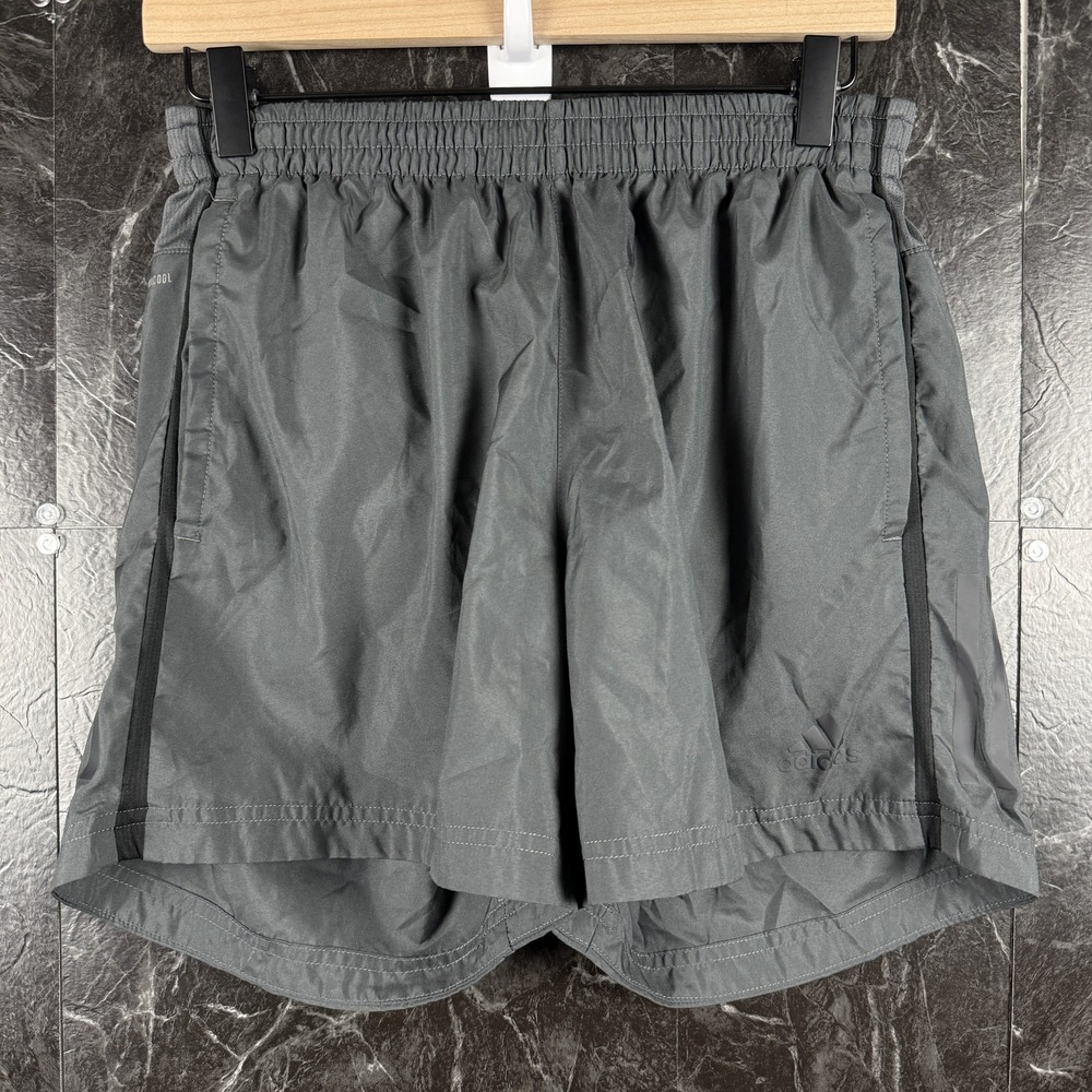 Adidas Men's Grey ClimaCool Running Shorts Small